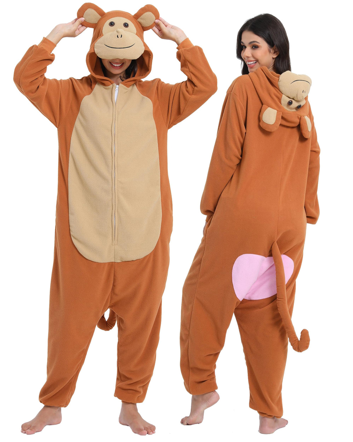 LABULA Onesie Adult Animal Pajamas Dark Coffee