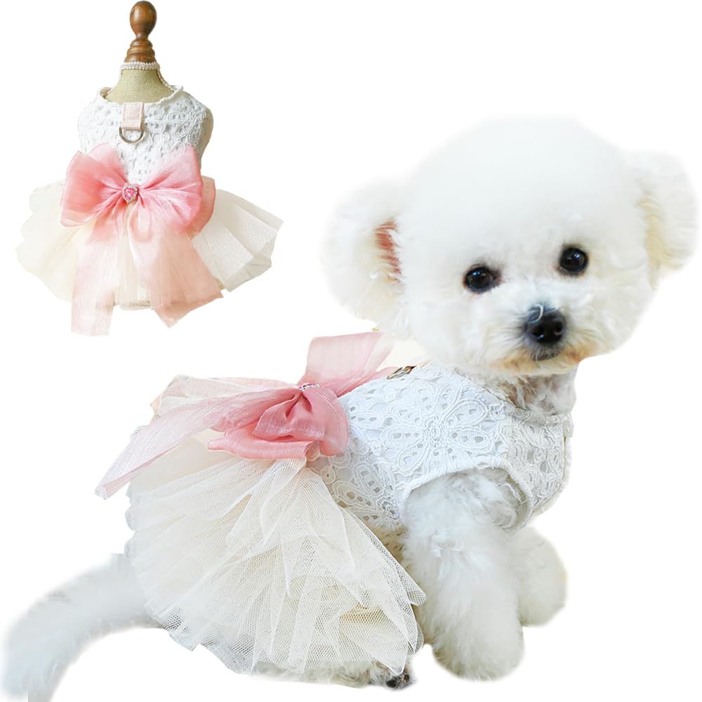 White Dog Wedding Dress – Large