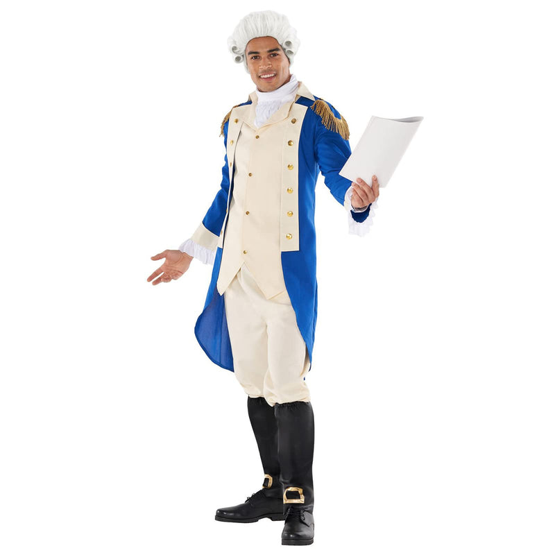 Morph - George Washington Costume Adult (With Wig)