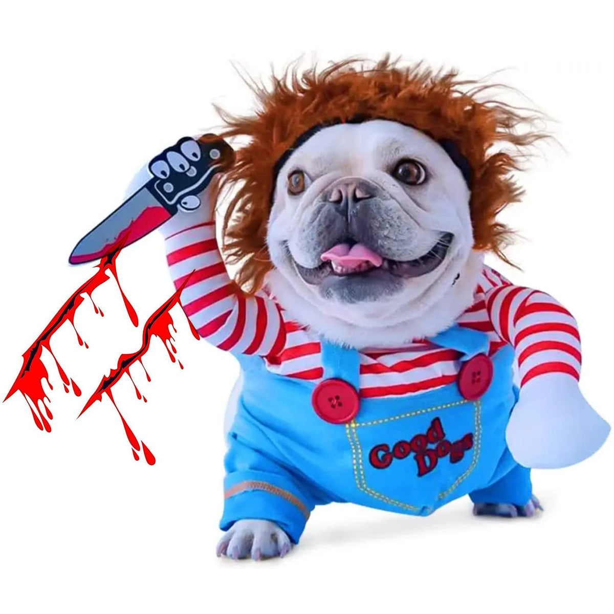 Deadly Doll Dog Costume – Blue