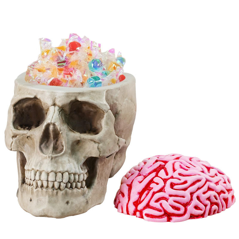 Resin Skull Candy Bowl & Planter