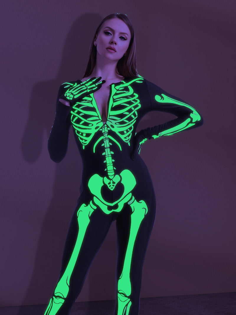Joyfy / Syncfun Glow-in-the-Dark Skeleton Costume