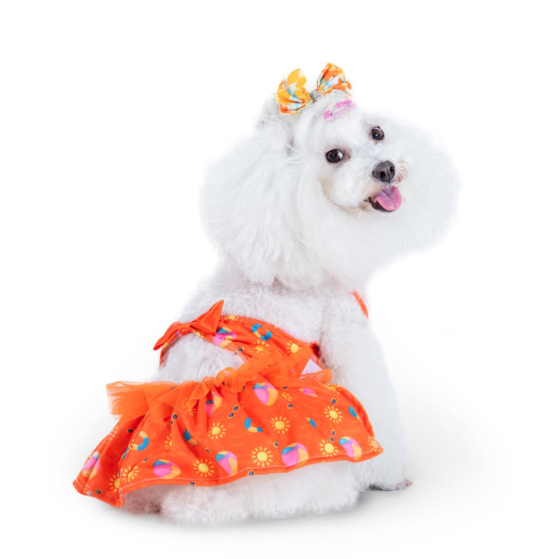 CuteBone One Piece Dog Bikini Swimsuit Dress Puppy